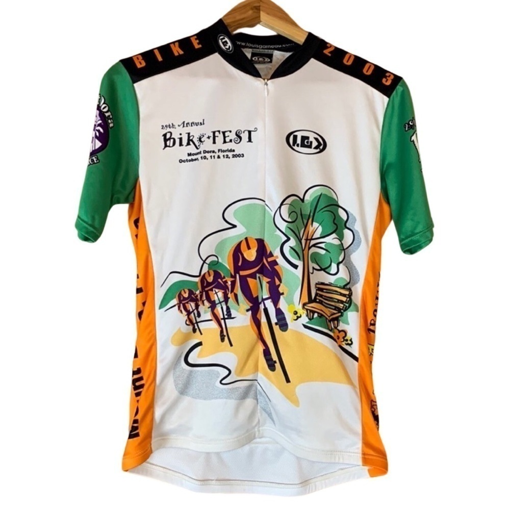 Louis Garneau cycling jersey Bike Fest Mount Dora with short sleeves